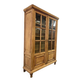 Vintage wooden display cabinet / bookshelf / shelf