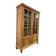 Vitrine en bois vintage / bibliothèque / étagère