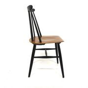 Set of 4 "Fanett" chairs in teak by Ilmari Tapiovaara, Sweden, 1960.