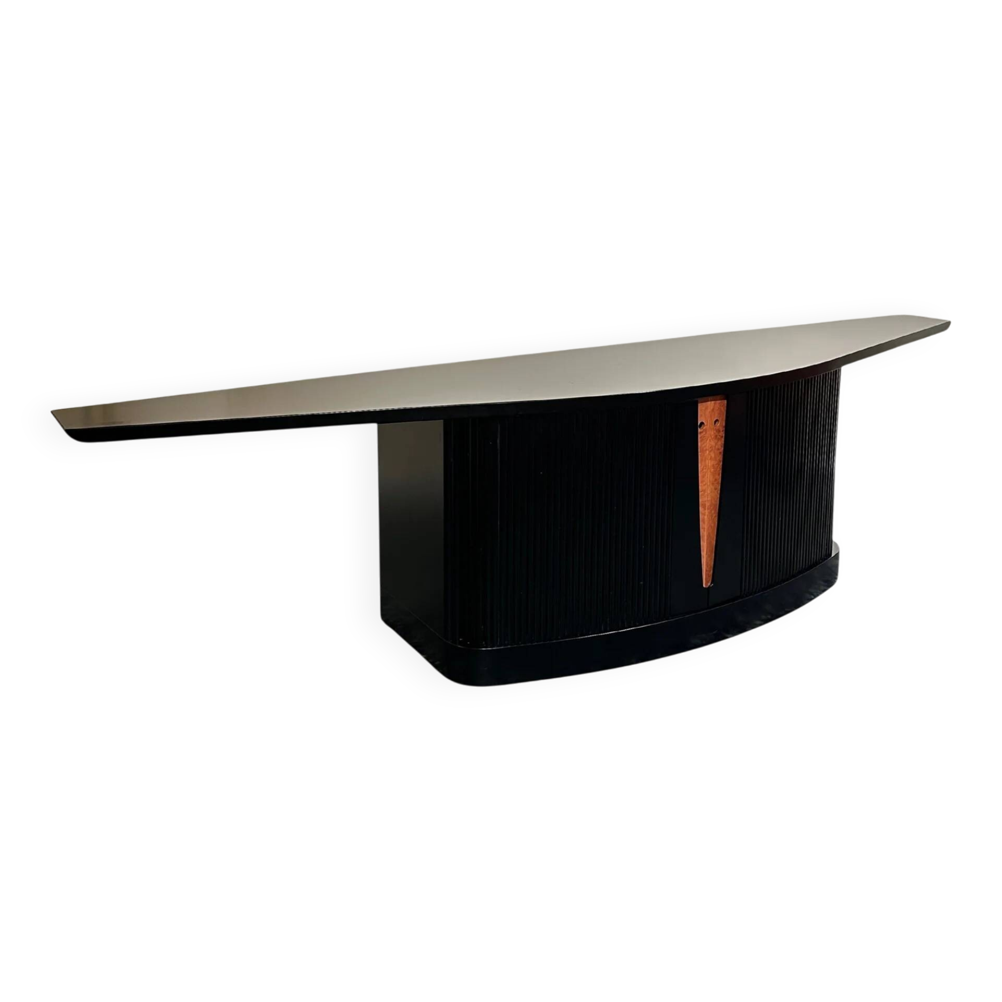 Black 80’s Art Deco style sideboard