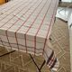 Antique Scottish tablecloth + 12 napkins - 210x115 - cotton