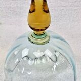 4 old two-tone George Sand wine glasses