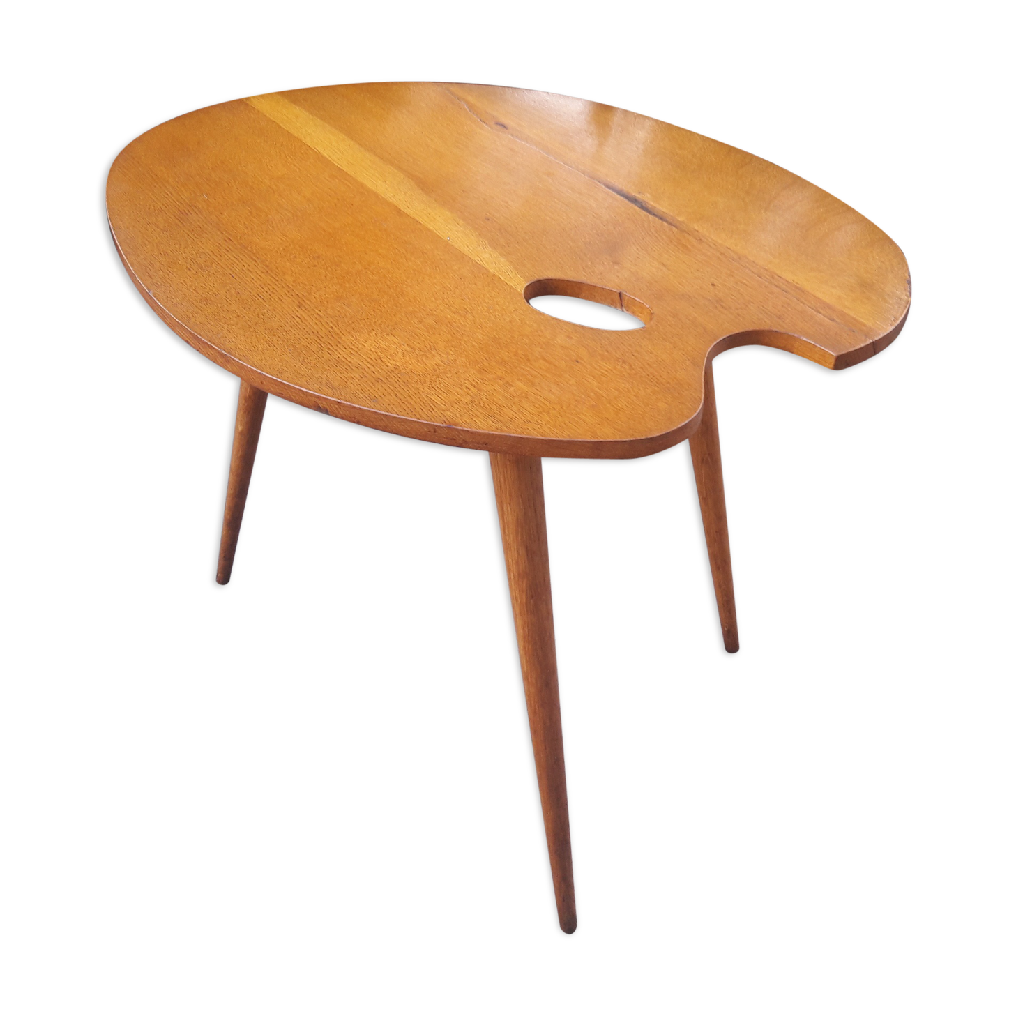 Table basse "palette de peintre"
