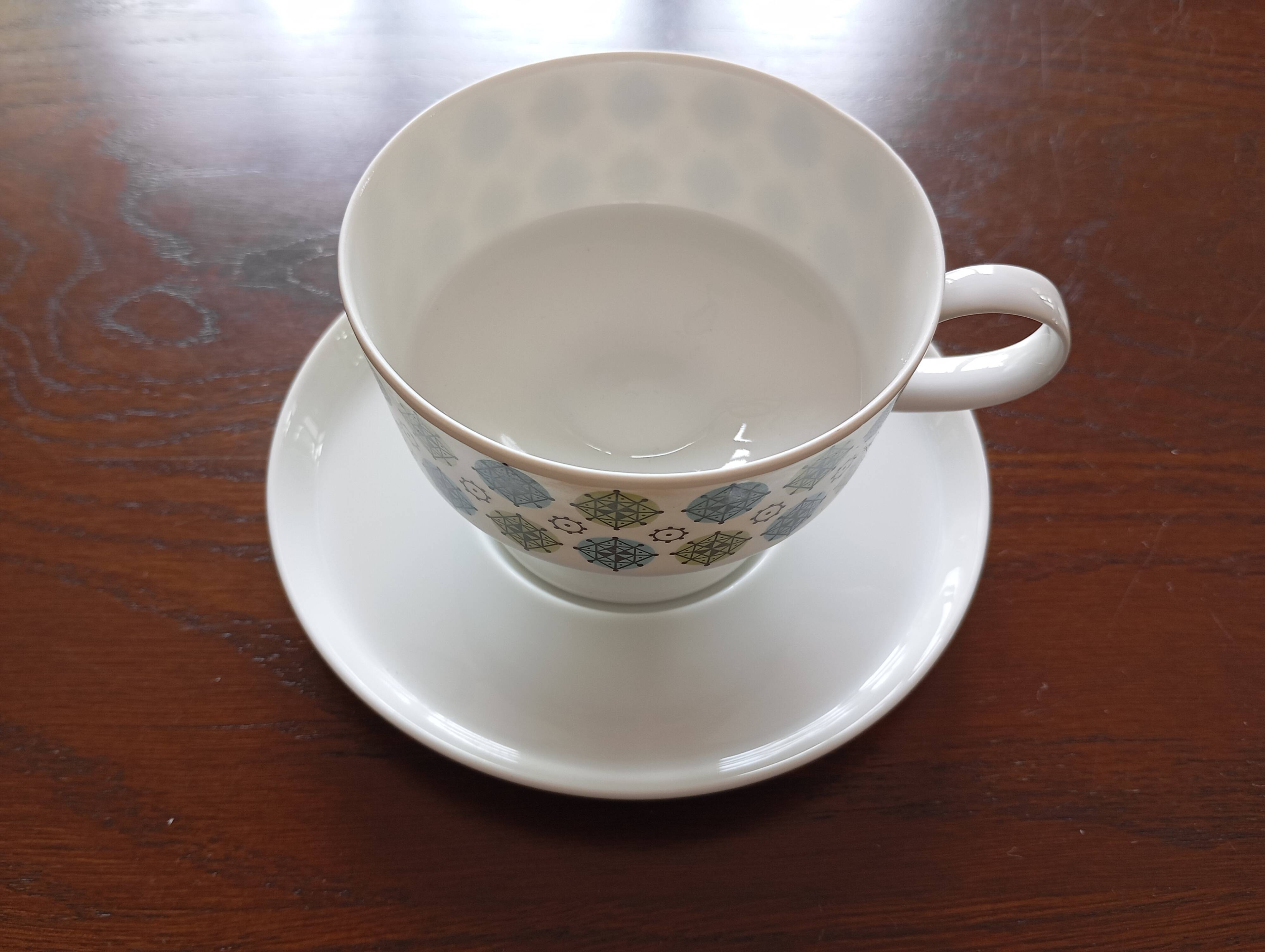 Service 8 cups "Rosette Taïga" Tapio Wirkkala & Ute Schröder for Rosenthal, ca 1970