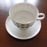 Service 8 cups "Rosette Taïga" Tapio Wirkkala & Ute Schröder for Rosenthal, ca 1970