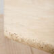 Italian Octagonal travertine table, 1980s.