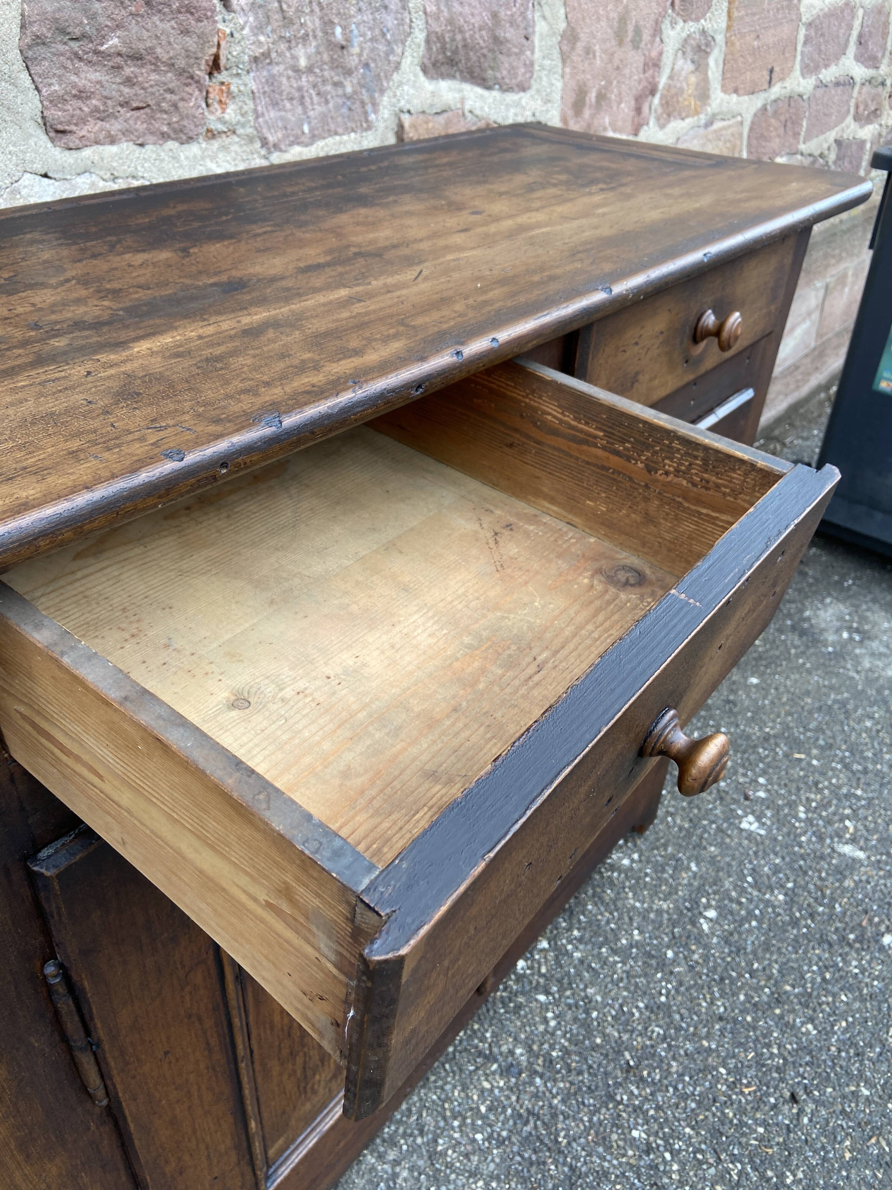 buffet enfilade old country fir bohemian