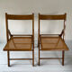 Folding canning chairs