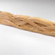 Natural rattan mirror