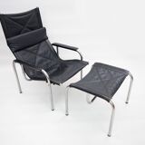 He1106 Lounge Chair with Ottoman by Hans Eichenberger for Strässle, 1970s