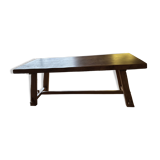 Brutalist elm table