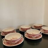 12 soup bowls and saucer service Villeroy&Boch Saar