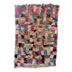 Colorful Boucherouite Moroccan rug - 141 x 240 cm