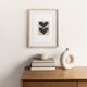 One-design painting on paper, dated and signed without frame