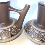 Set of 2 Small Modernist Ceramic Jugs from the 70s