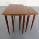Danish Teak Nesting Tables, 1960s, Set of 3