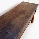 Console espagnole en chêne massif du XVIIIe siècle