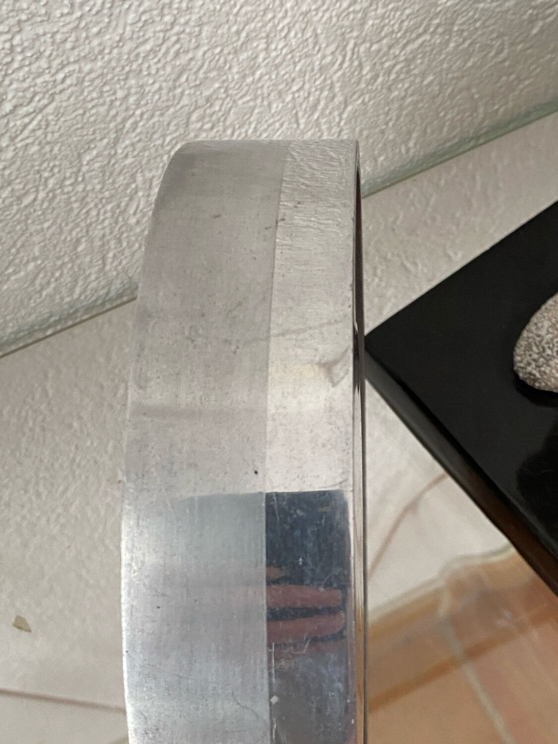 Aluminium cast iron ashtray, 1970s, Albert Leclerc