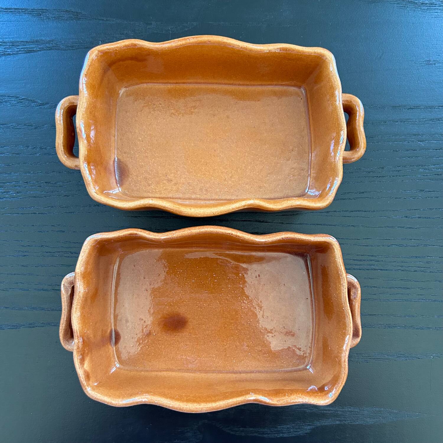 Pair of gratin dishes