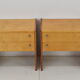Pair of mid-century Bedside Tables,Bucovice,1970
