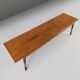 Large French rustic farmhouse table 19th century