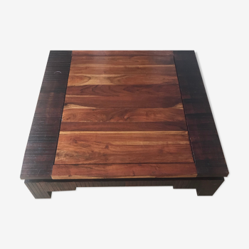 Table basse en bois massif