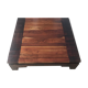 Table basse en bois massif