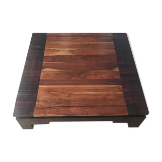 Solid wooden coffee table