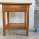 Table de chevet vintage en pin massif