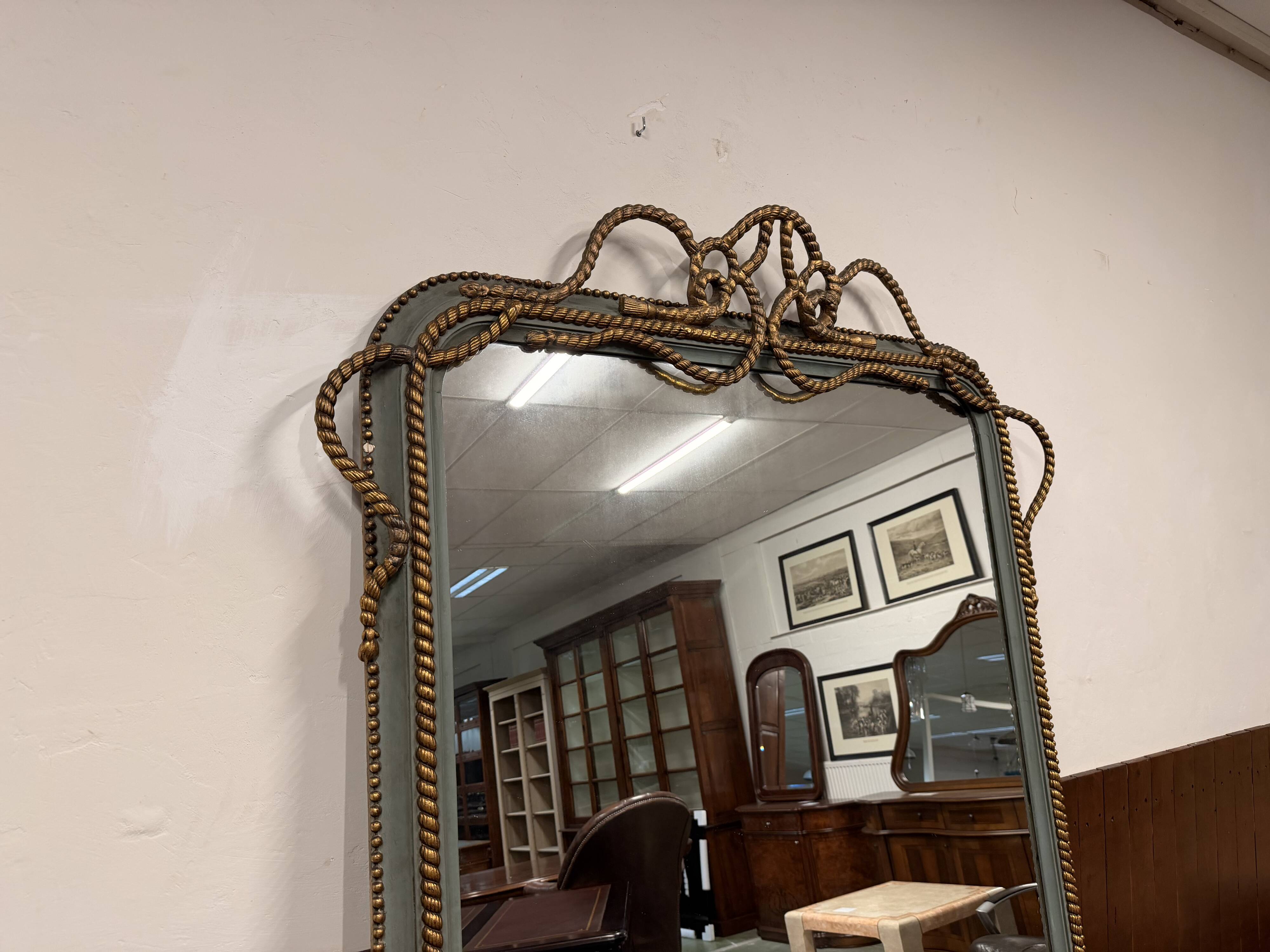 Antique English mirror