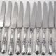 Orbrille Louis XV cutlery set 73 pieces in silver-plated metal, excellent condition.