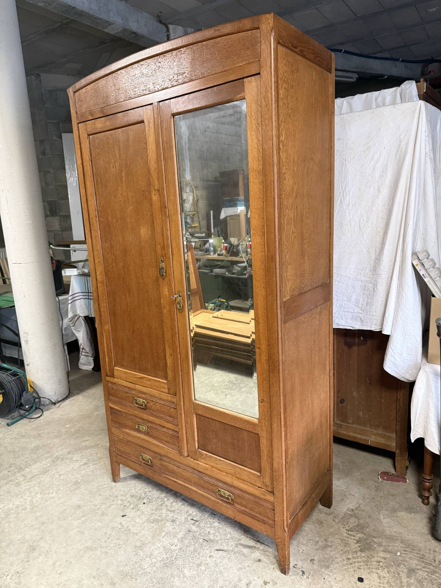 Parisian wardrobe Art Deco chest of drawers