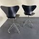 Pair of office chairs by Arne Jacobsen for Fritz Hansen (circa 1955)
