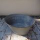 Oval zinc basin 50X60 cm