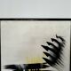 Large abstract expressionist framed painting, signed. Mid to late 20th cent
