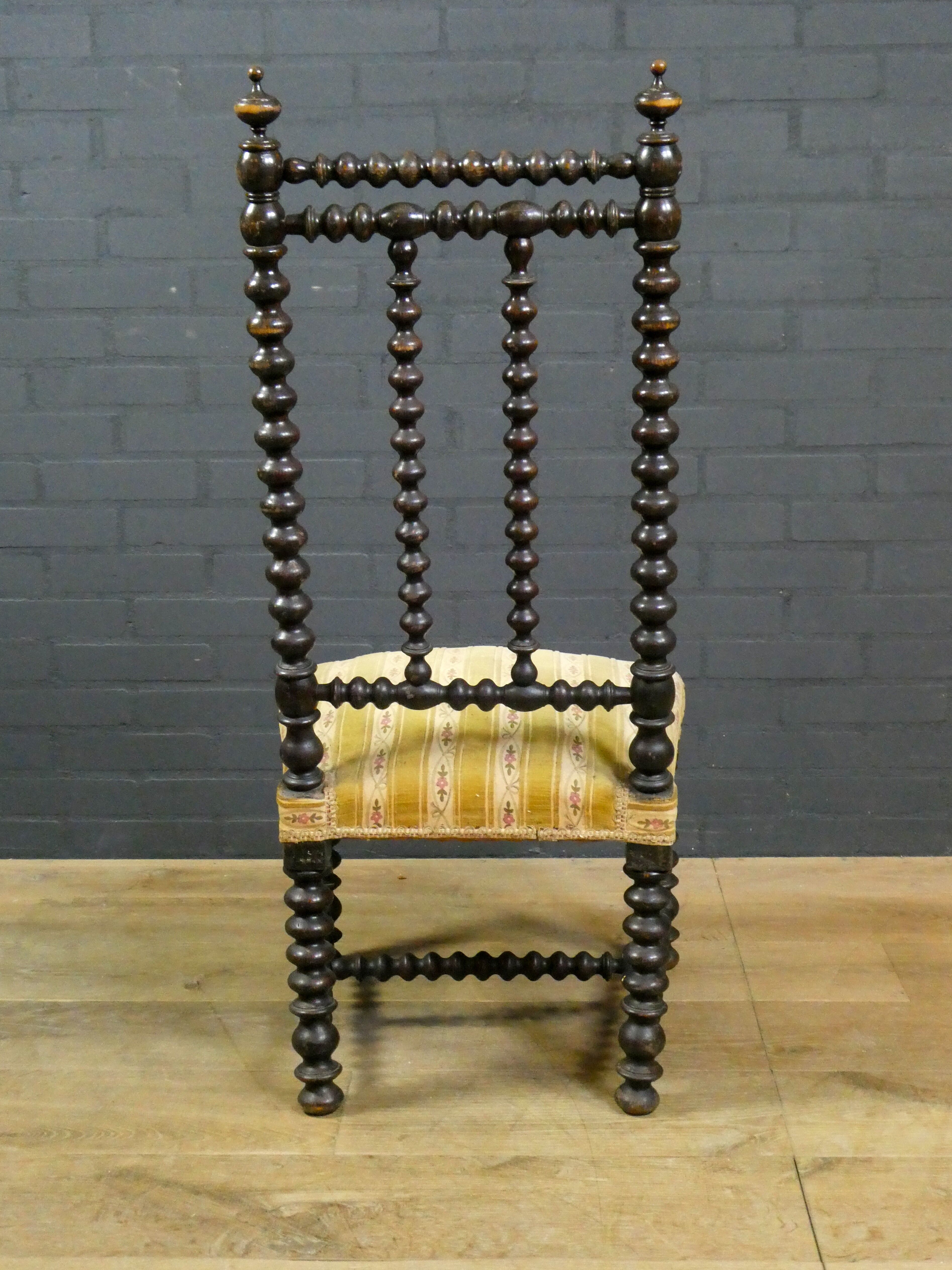 Antique french bobbin chair, 19th century