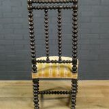 Antique french bobbin chair, 19th century