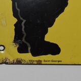 Metal plate parsley, toutou parking