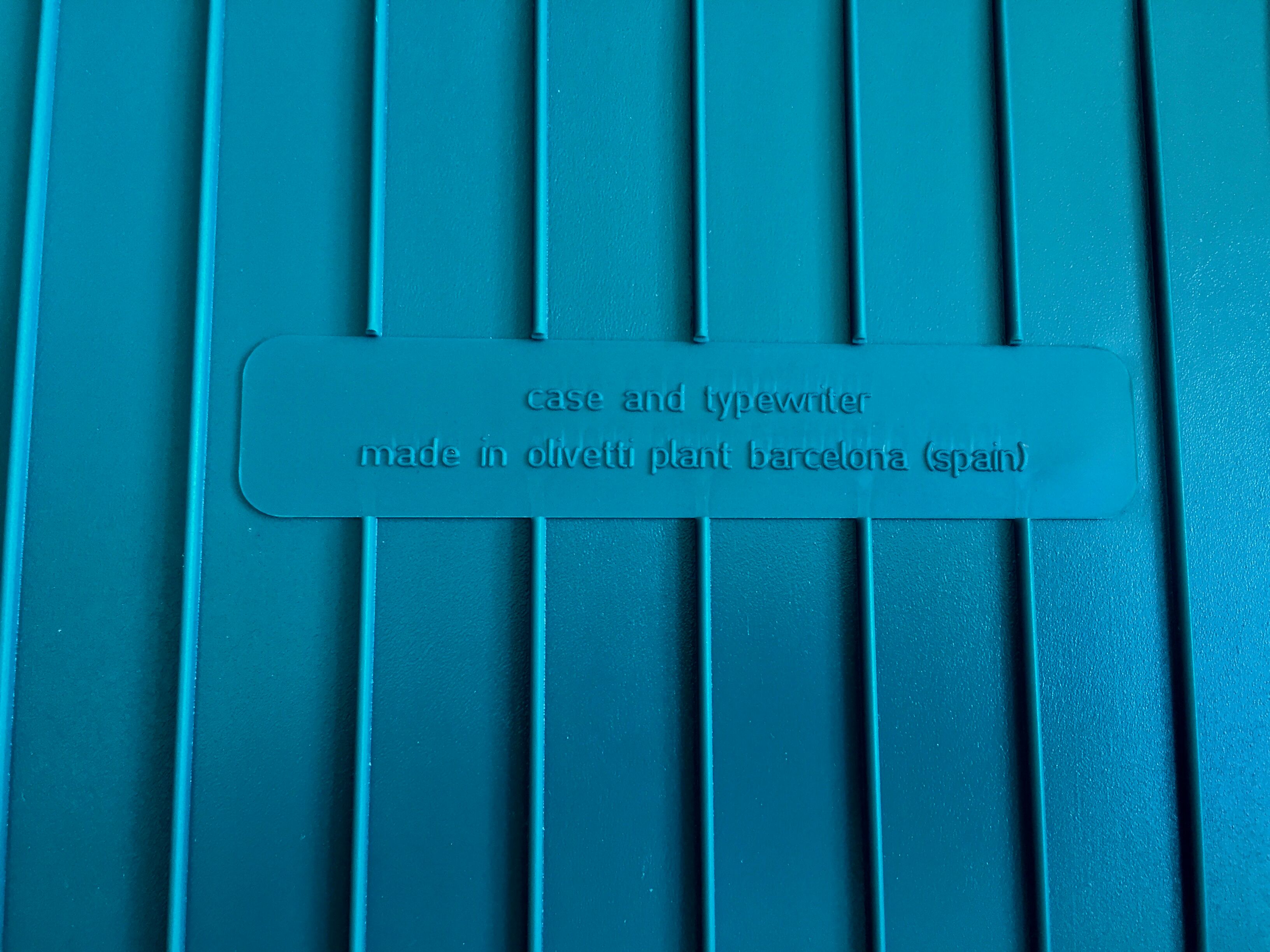 Machine à écrire Olivetti studio 45 1970