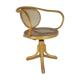 Fauteuil a vis en bois courbé
