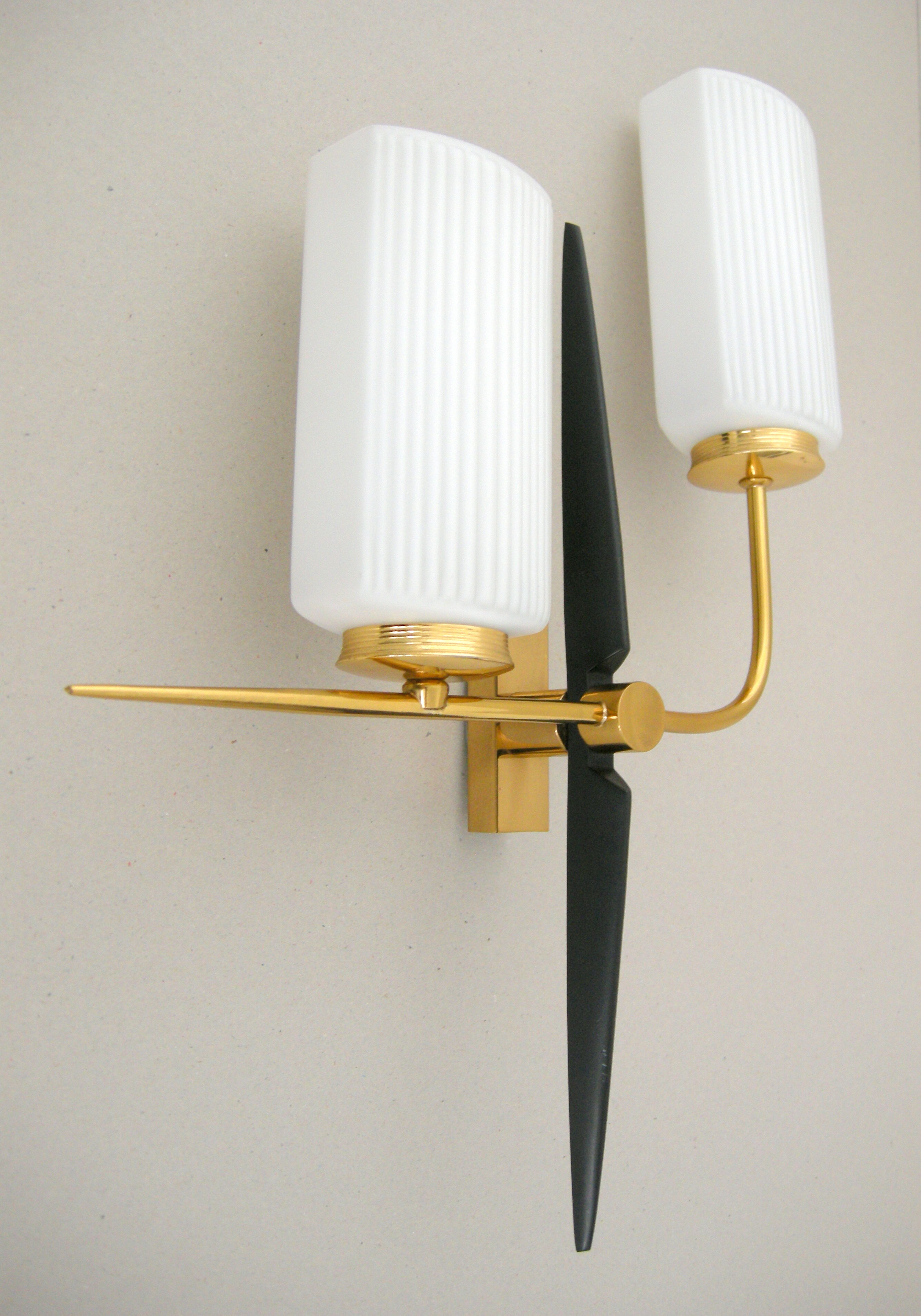 Vintage Arlus wall lamp 1950