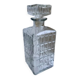 Carafe à whisky en verre années 70