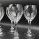 6 Verres à vin en Cristal taillé de Lorraine LEMBERG modèle NORA H 18 cm