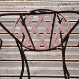 Set of 3 garden chairs