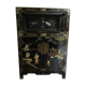 Asian laque furniture embossed motifs mother-of-pearl, stone and other