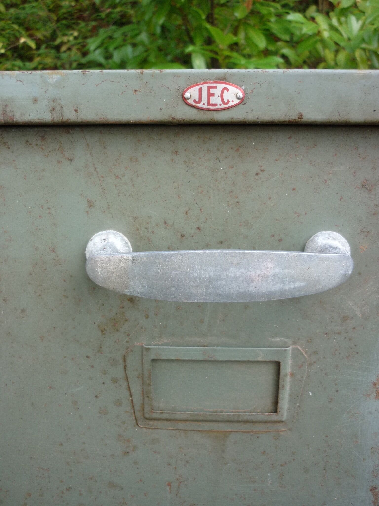 Workshop cabinet 4 swivel drawers in iron JEC 1960