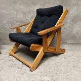 Pair of Scandinavian “Kon-tiki” armchairs by Gillis Lundgren for IKEA