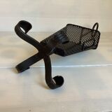 Fireplace match holder