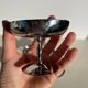 Set of 6 vintage metal footed ice cream glasses/cups.