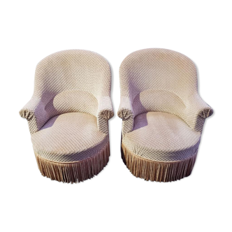 Pair of vintage toad chairs
